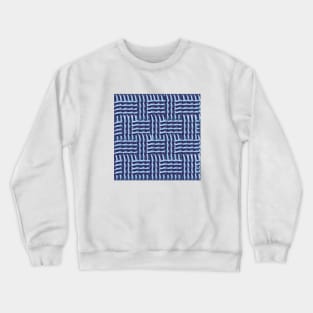 Vertical horizontal lines Crewneck Sweatshirt